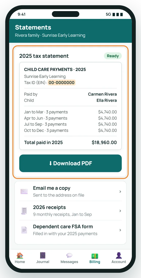 Tax statements parents can get themselves